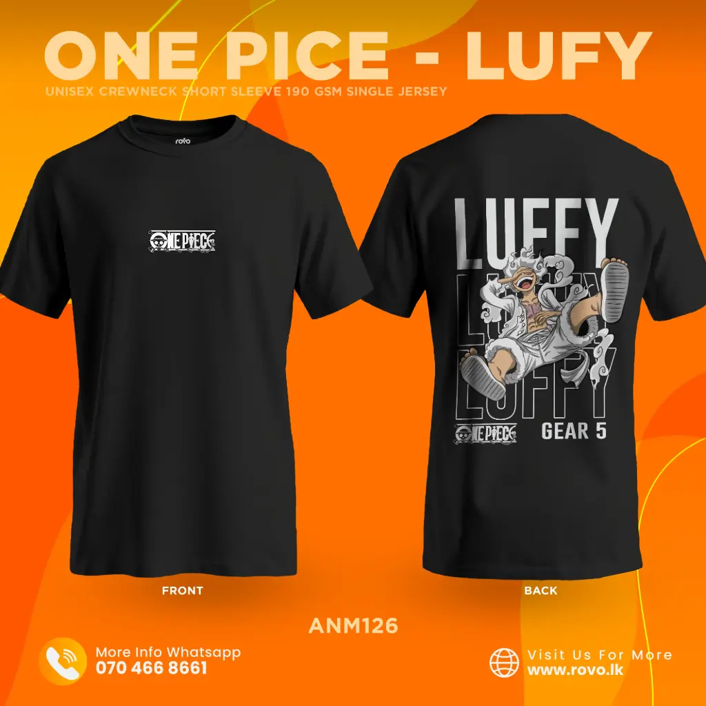 One Piece - Luffy Gear 5 T-Shirt (ANM126) (S)