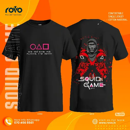 Squid Game Graphic T-Shirt – Survival Game Fan Shirt