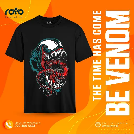 Unisex Venom Movie T-shirt VENOMD01